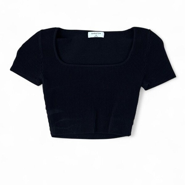Top court à manches courtes