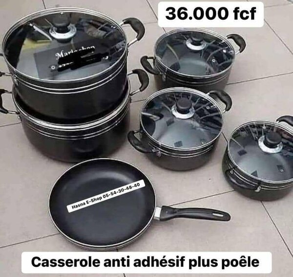 Casserole anti adhésifs plus poêles