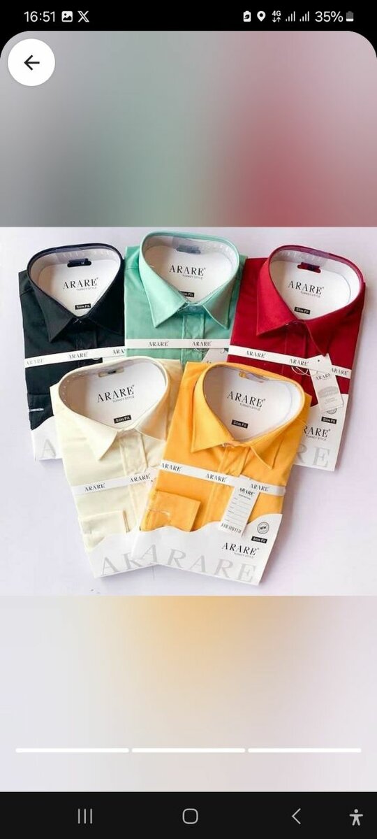 Quality branded Arare shirts