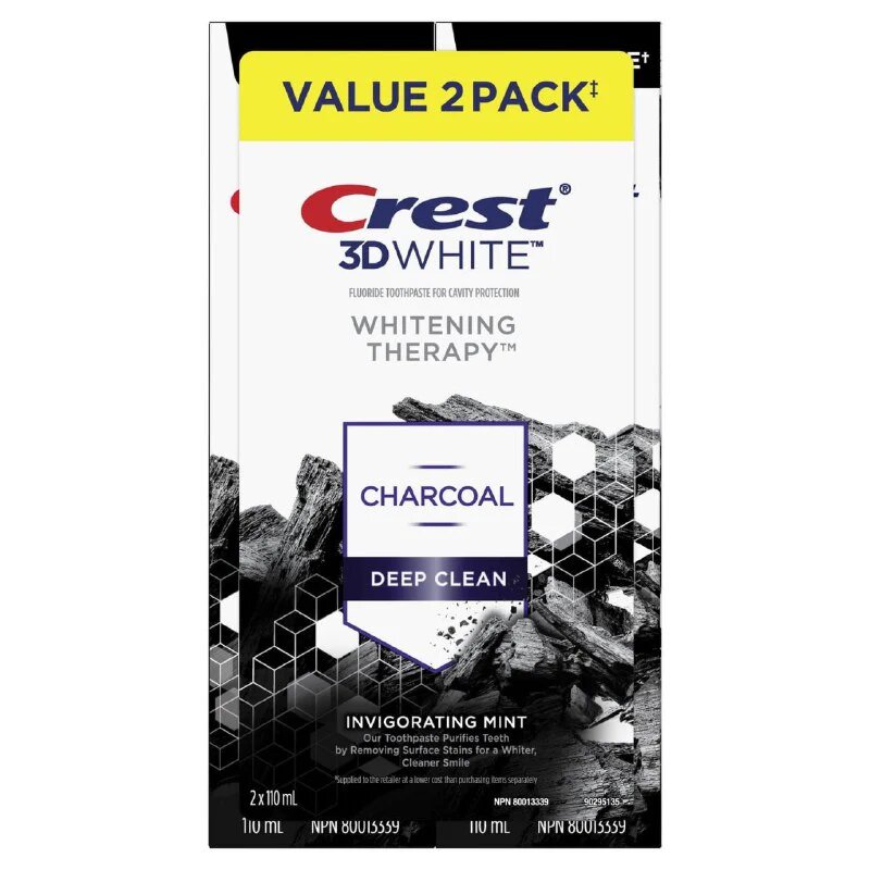 Crest 3D White Charcoal Deep Clean Toothpaste