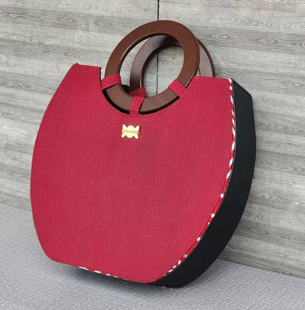 Sac à main caba rouge