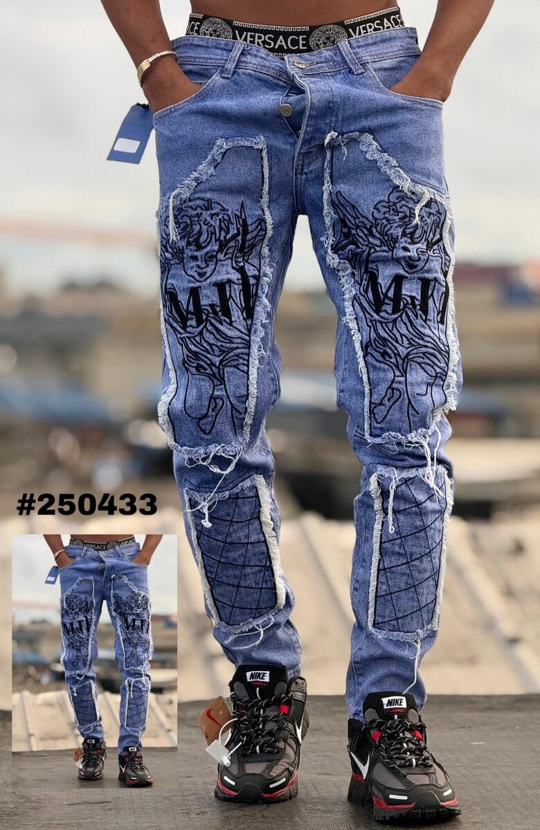 Jeans décontractés tendance homme