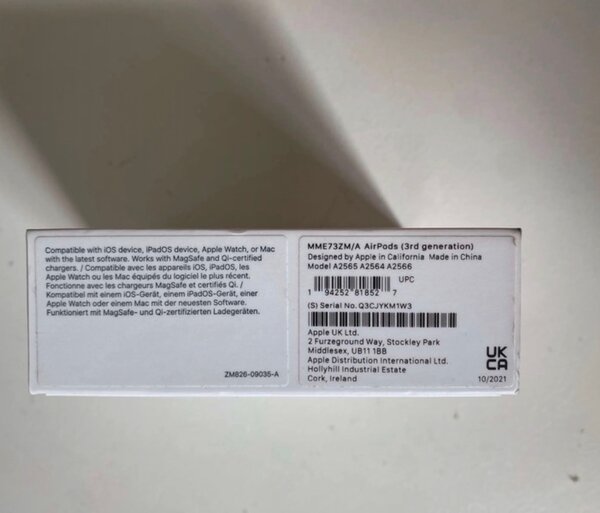 AirPods 3ème Génération