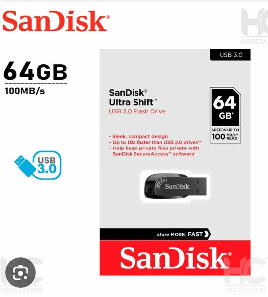 SanDisk Ultra Shift 64GB USB 3.0