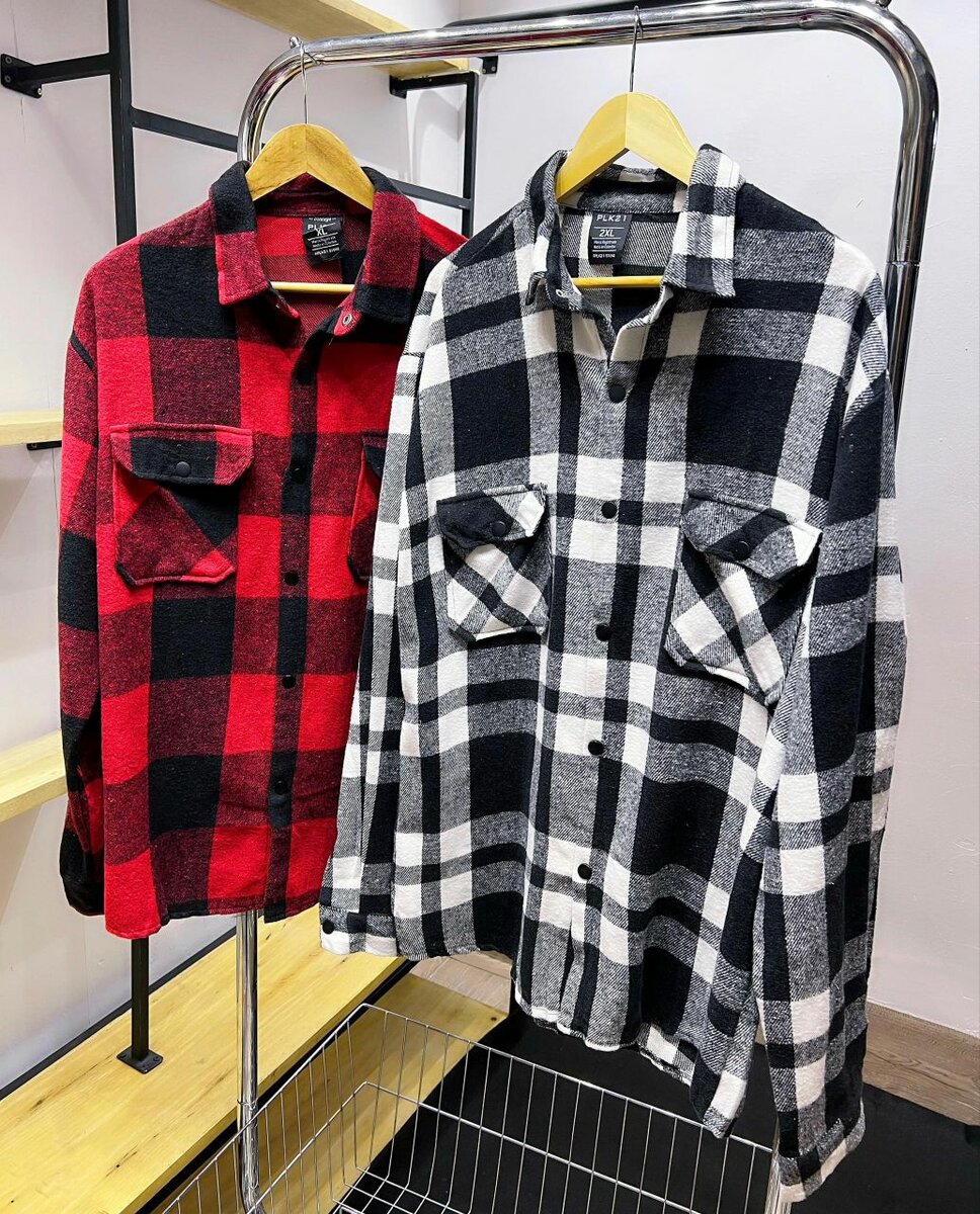 Flannel shirts