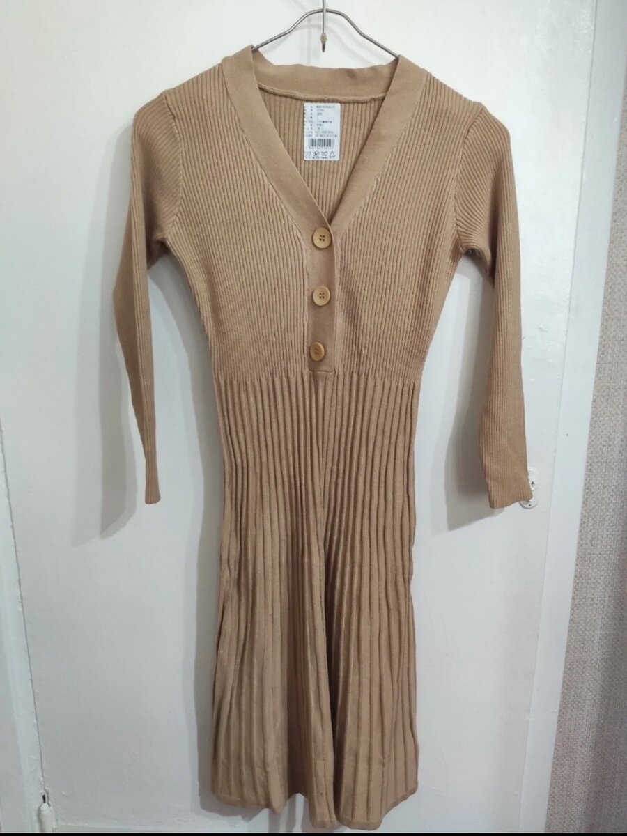 Трикотажное платье мягкое. Размер S-M