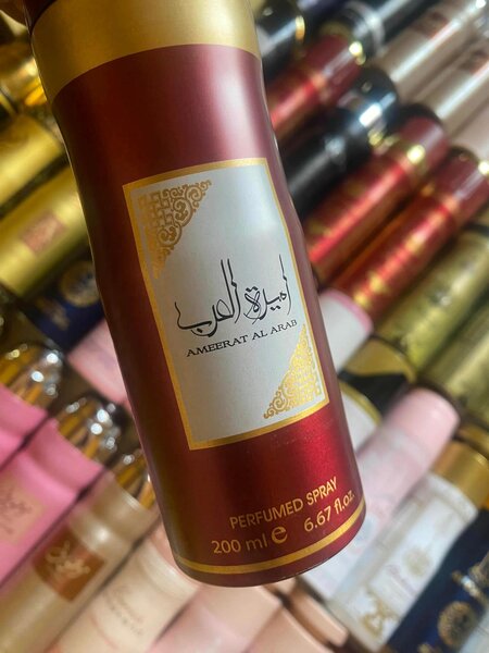Perfumed deodorant spray Arabic
