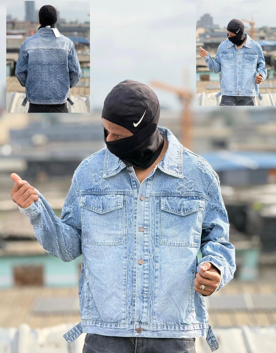 Veste en denim tendance homme