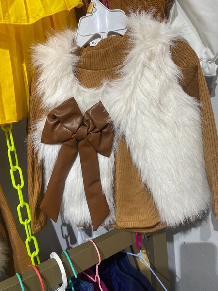 Stylish Kids' Faux Fur Vest