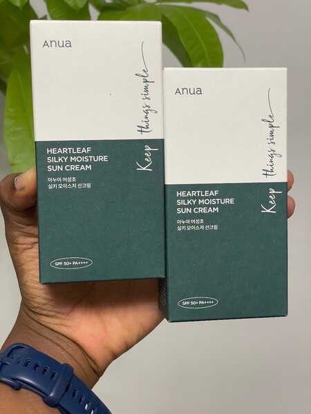 Anua Heartleaf Silky Moisture Sun Cream