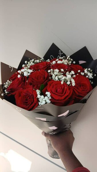 Bouquet de roses rouges