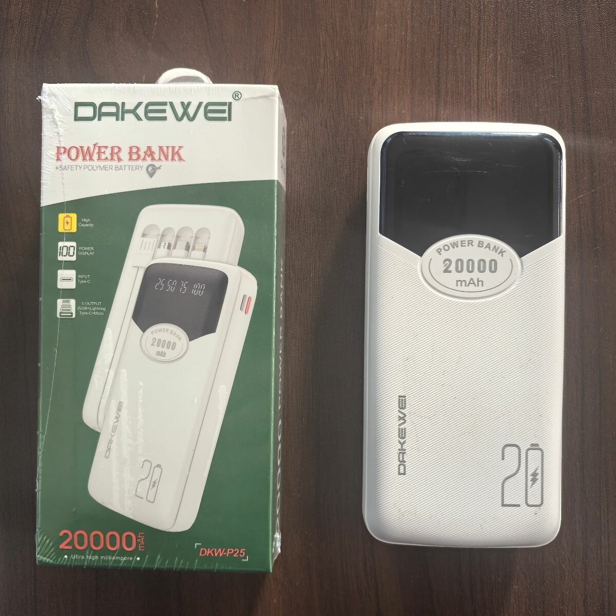 DAKEWEI 20000mAh移动电源