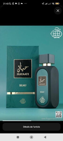 Parfum Hayaati Beau