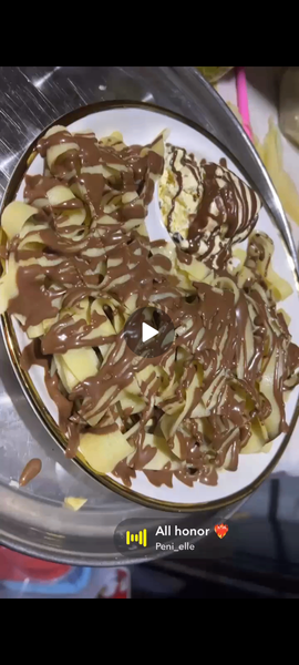 Tagliatelles+Nutella+glace