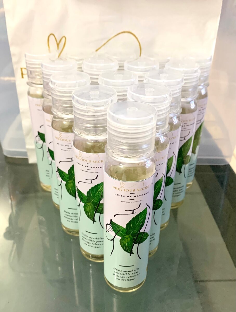 Huile de massage mentholée