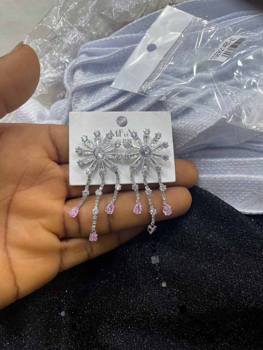 Necklace and earrings