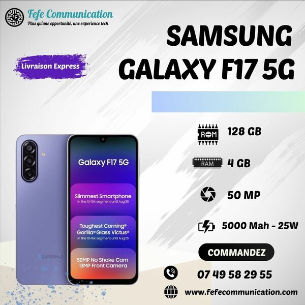 Samsung Galaxy F17 5G - 128GB