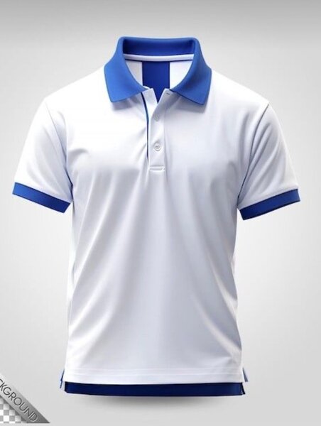 Polo Sport Blanc et Bleu