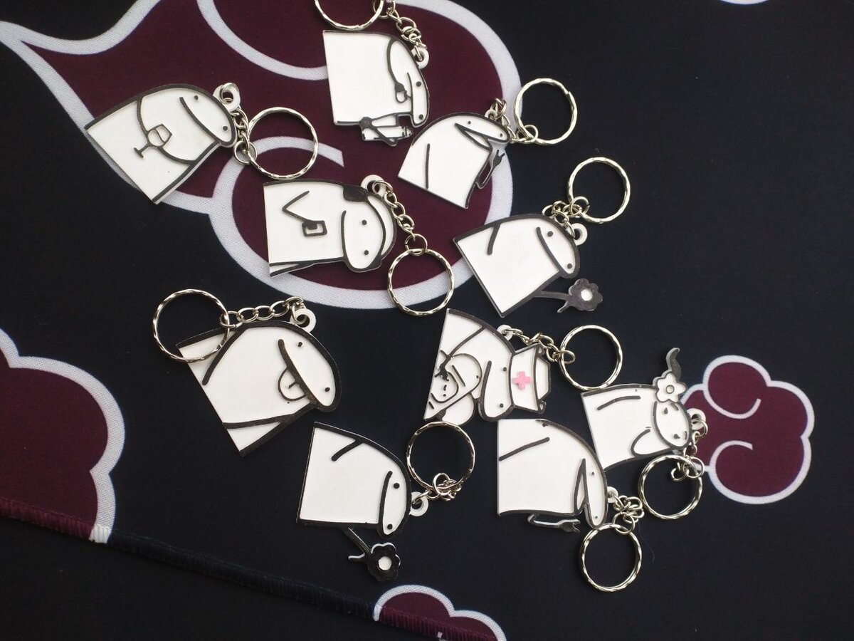 3D Printed Anime Themed Keychains