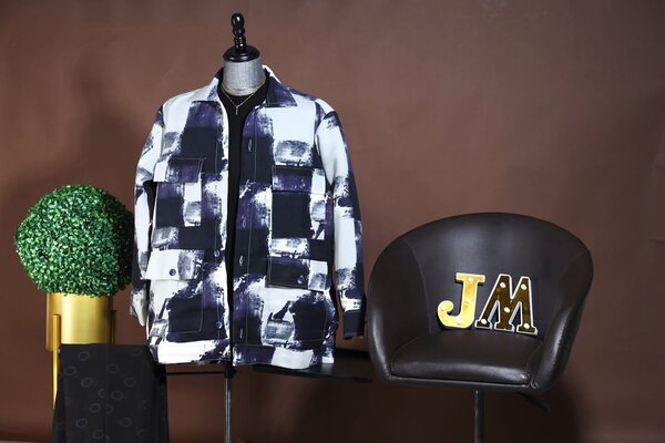 Veste Homme Chic Imprimée