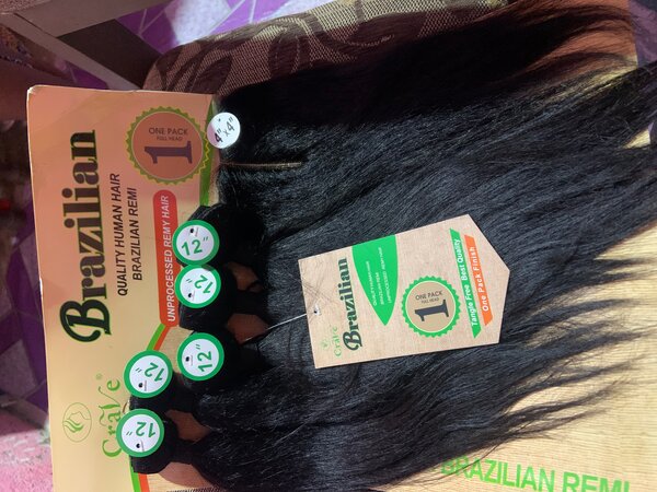 Extensions cheveux brésiliens 12"