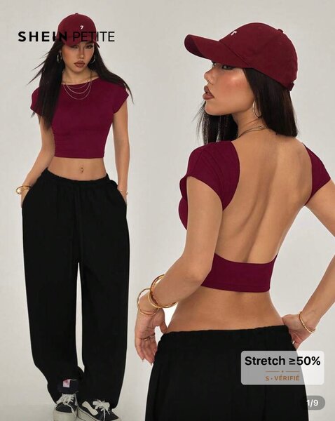 Top dos nu noir,marron,bleu