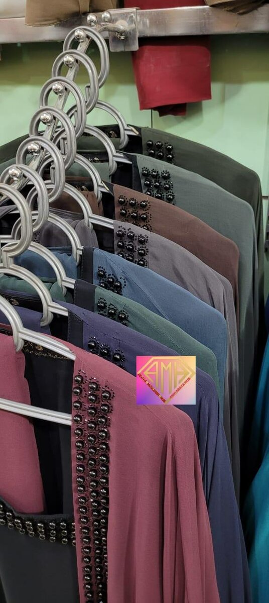 _ Fancy Pearl Abaya  Upper High