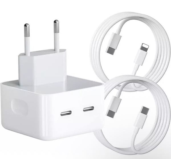 Chargeur double USB et câbles