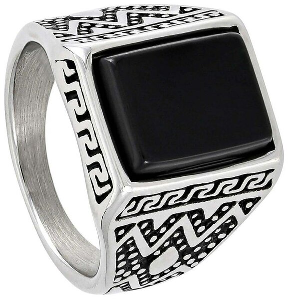 Bague chevalière style gothique