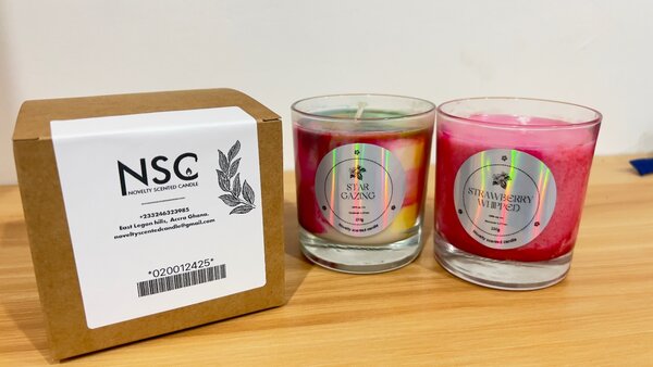 Novelty scented candle