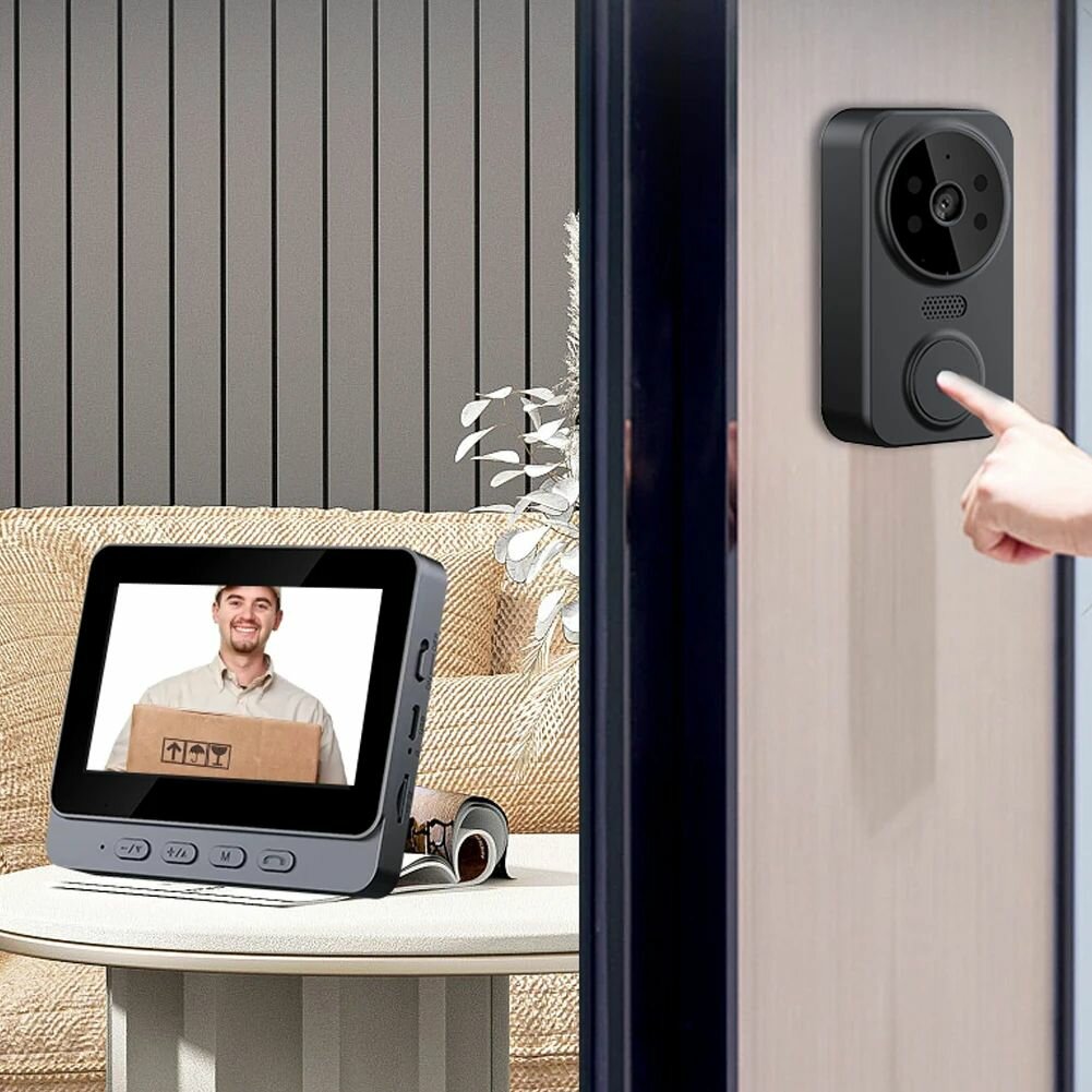 Wireless Visual audio video doorbell Intercom
