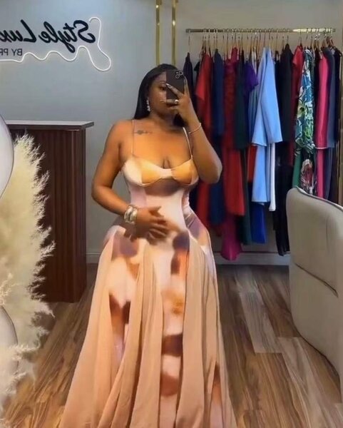 Robe en satin