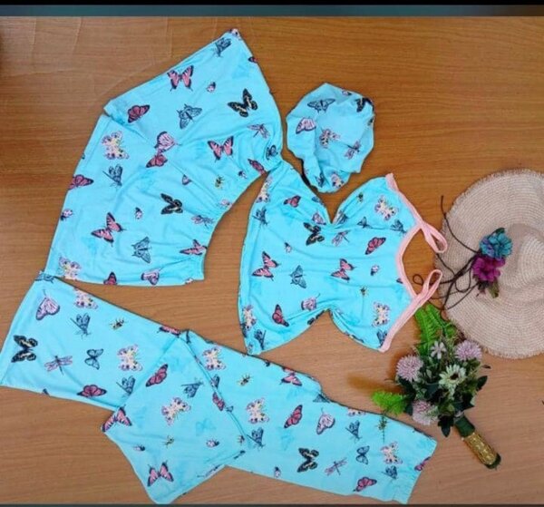 Pyjama 4 en 1 en coton