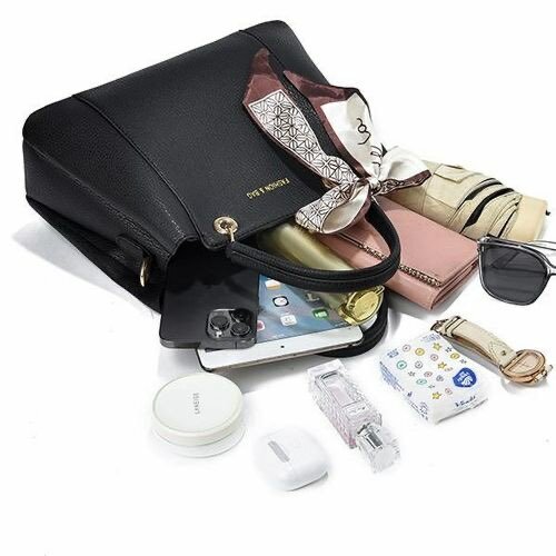 Afia Ladies Crossbody Bag Handbag Underarm Bag Messenger - B