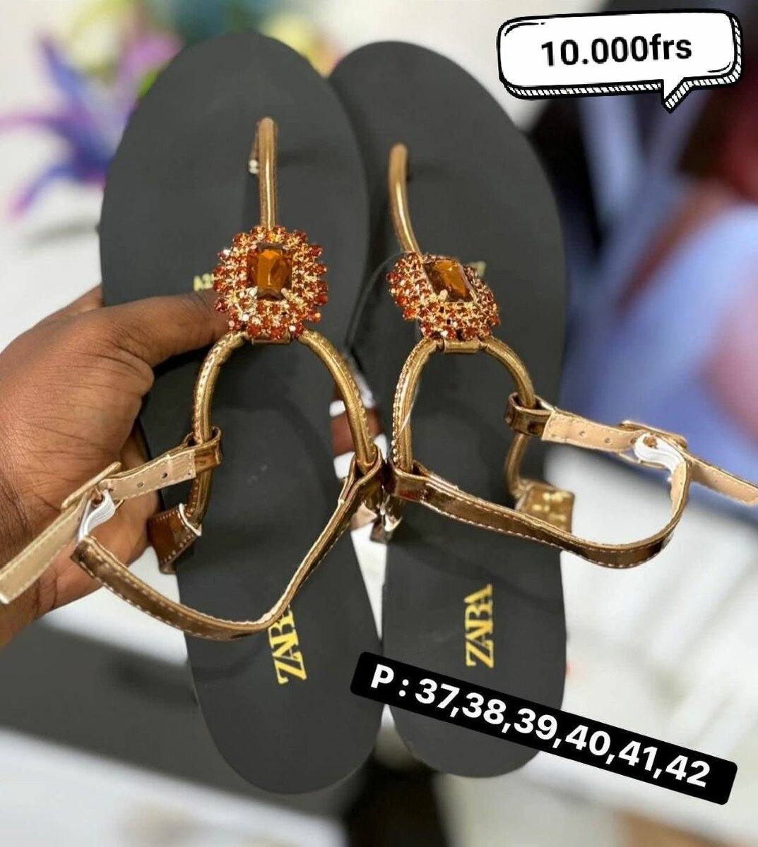 Sandales élégantes strass