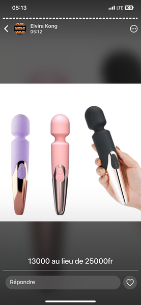 Massageur Vibrant Silicone