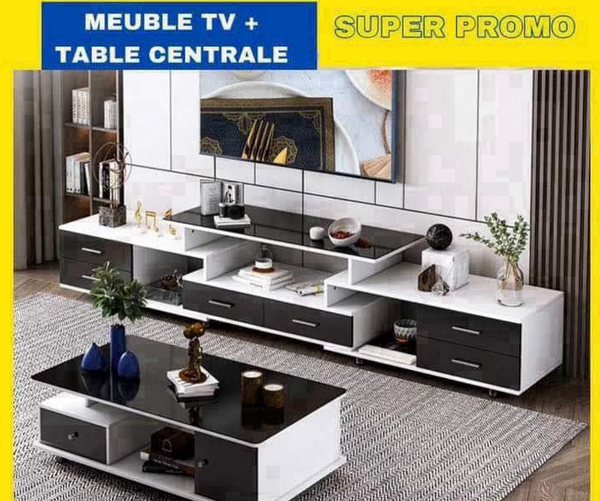 meubles tv + table centrale