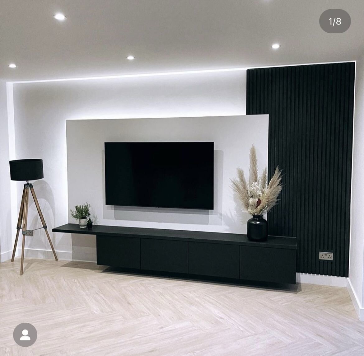 Meuble TV moderne avec LED