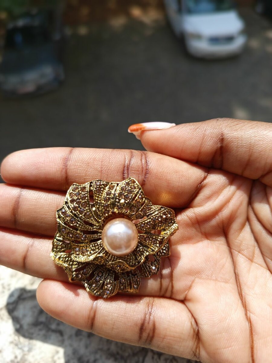 Statement brooch available