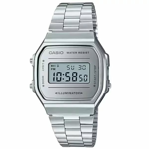 Montre numérique Casio argentée