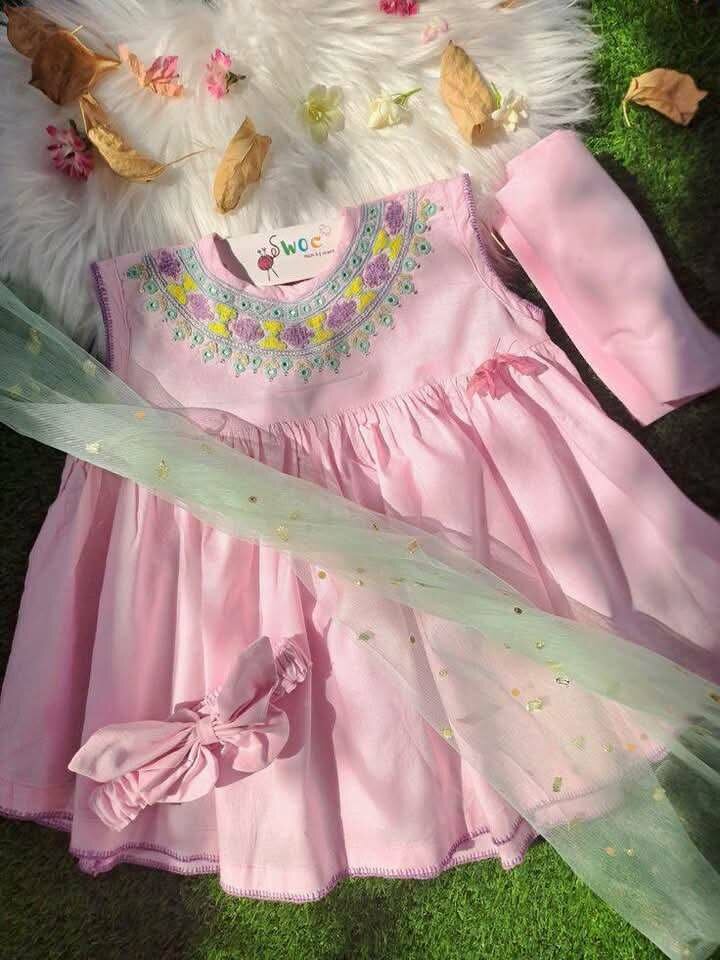 Beautiful kids 3pc dress Eid Collection