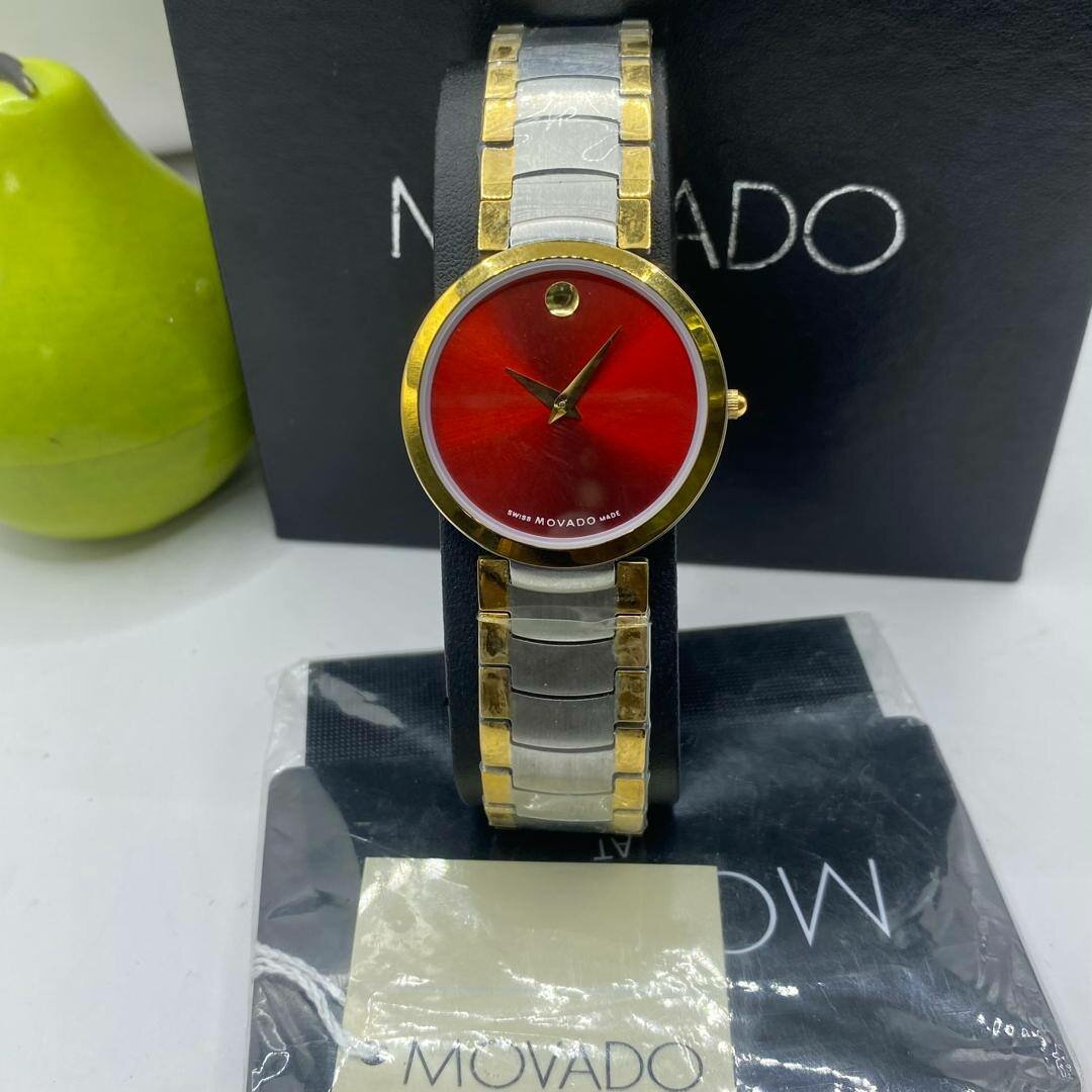 Anti-fade Authentic Movado chain watch