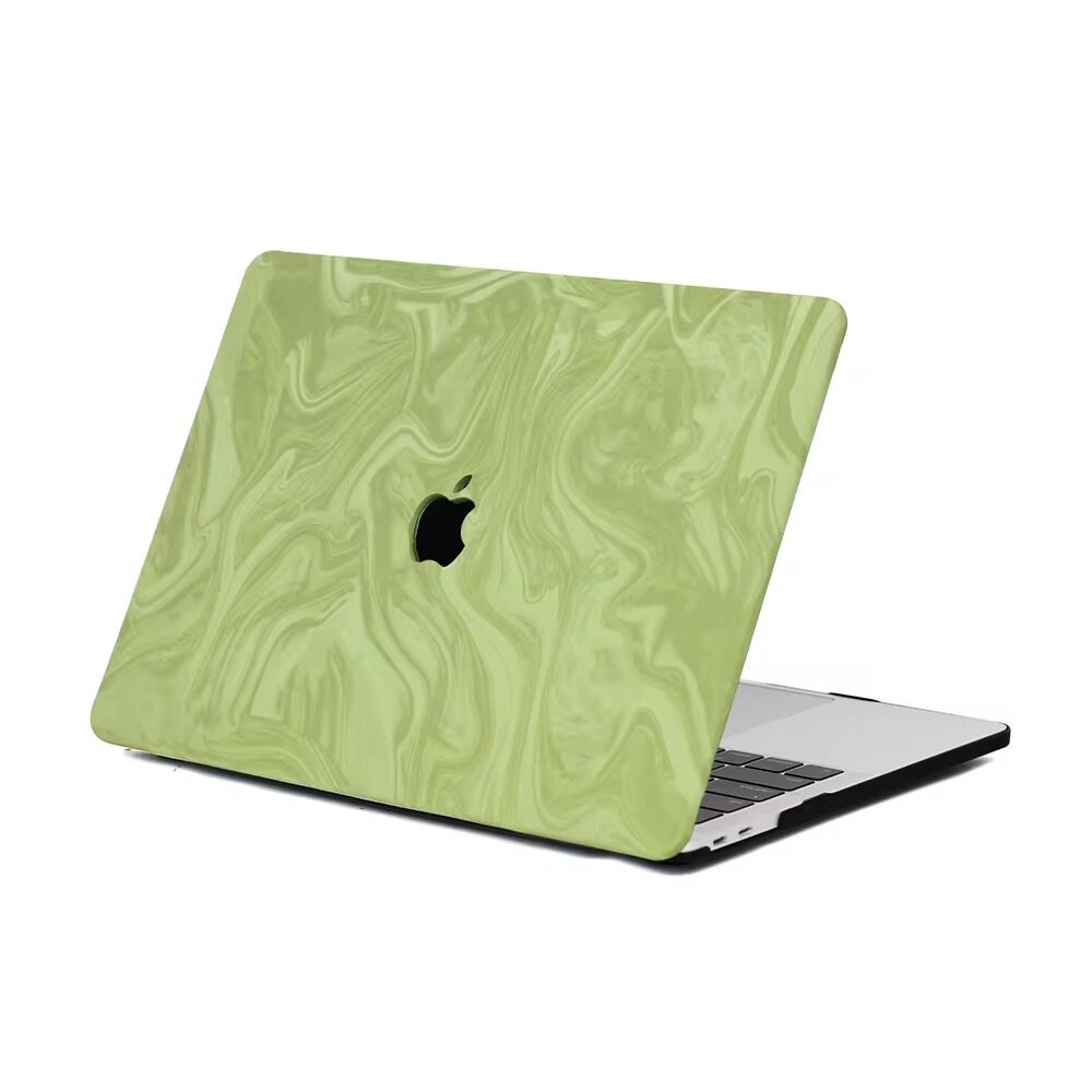 Marble Jade-Leather Hard Case Cover for MacBook