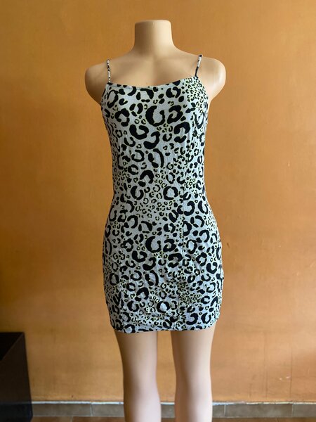 Robe Leopard Femme Ajustée