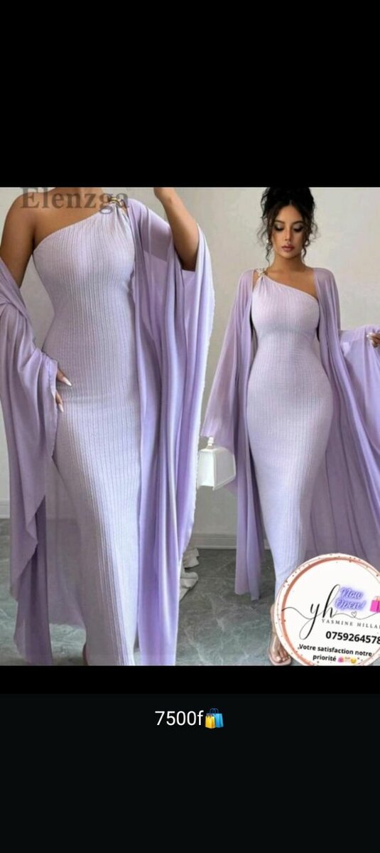 Robe élégante en maille