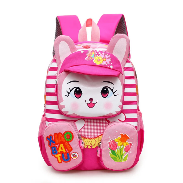 Sac à dos enfant lapin rose