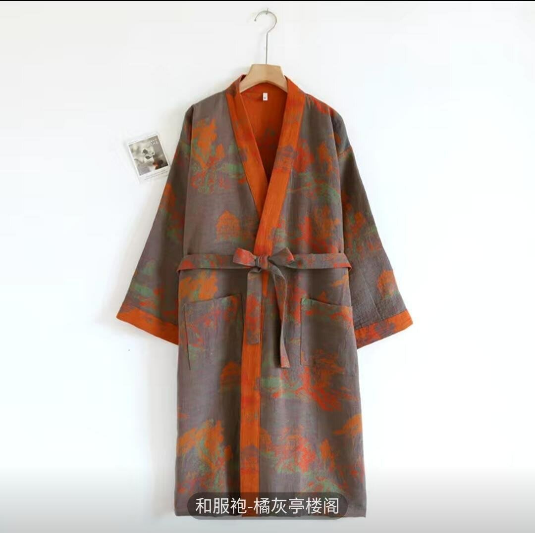 Халаты муслиновые из хлопка