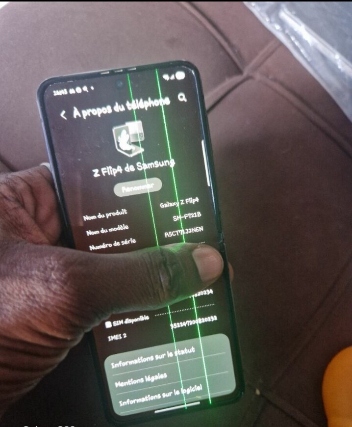 Smartphone pliable Samsung