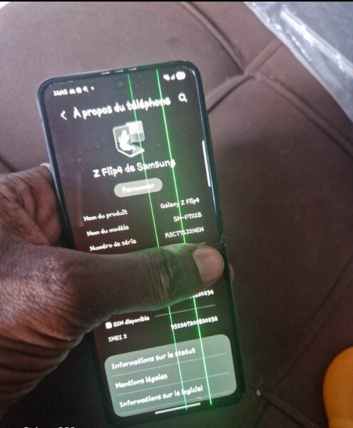 Smartphone pliable Samsung