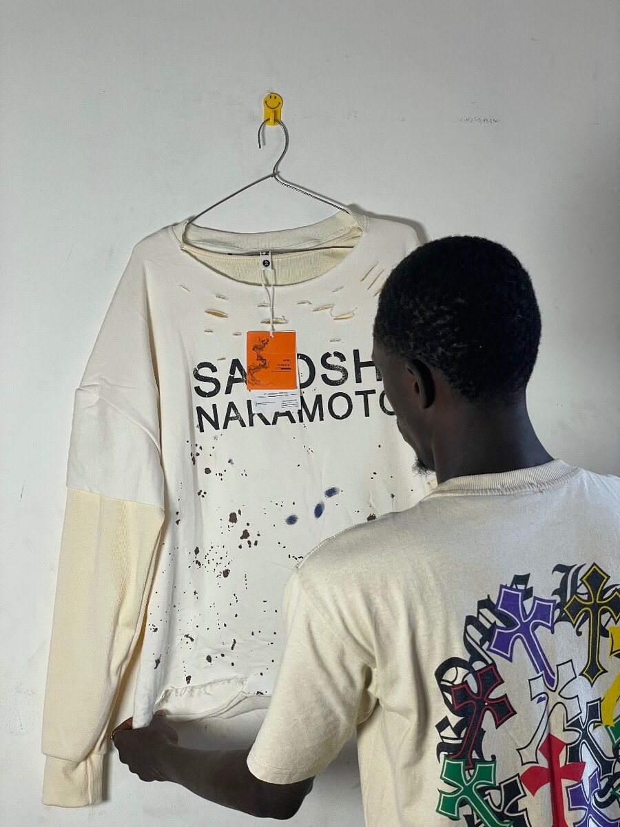 Sweat-shirt satoshi Nakamoto